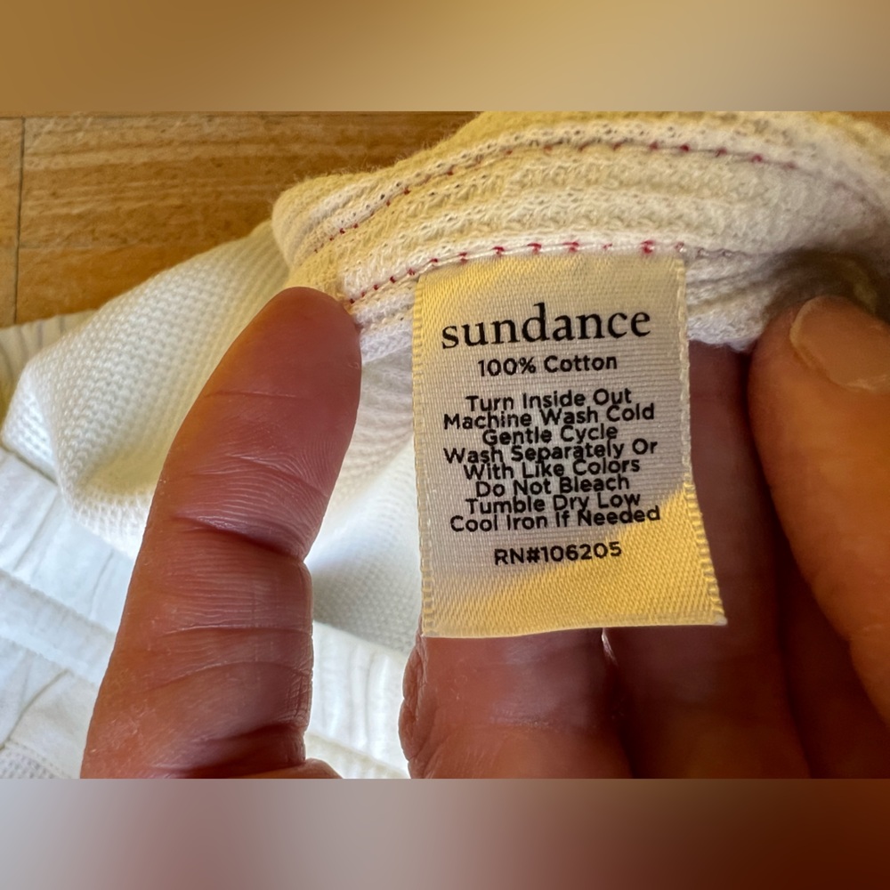 Sundance Cream Joggers 100 percent Cotton - Picture 8 of 13